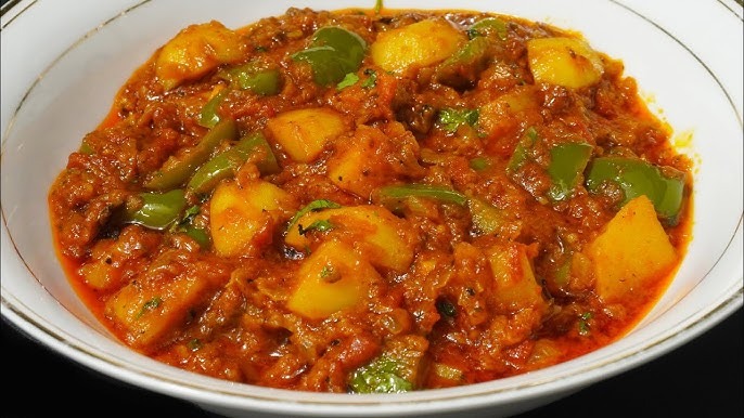 Capsicum mix Aloo curry